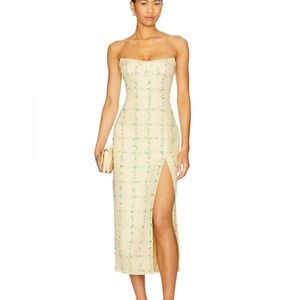 NWT Amanda Uprichard Ivy Midi Dress